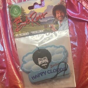 Bob Ross Happy Clouds Air Freshener “Fresh Linen” 3 Pack